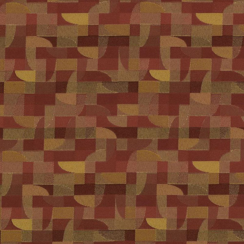 Crypton Woven Jacquards IX Fabric, Flame