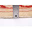 Chobi Finest One-of-a-Kind 6'6" X 6'6" New Age Round Wool Area Rug in Cream
