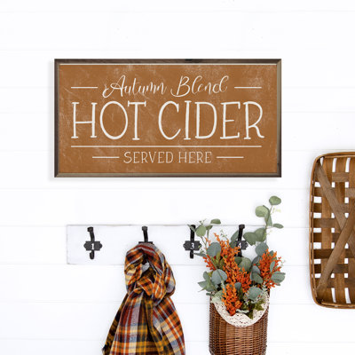 Autumn Blend Hot Cider Served Here Orange