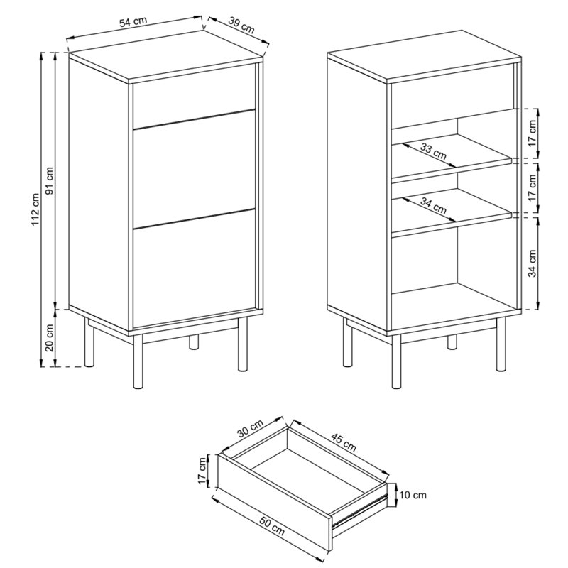 6 Pair Shoe Storage Cabinet