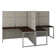 Easy Office L-Shaped 2 Person Cubicle with Cable Management