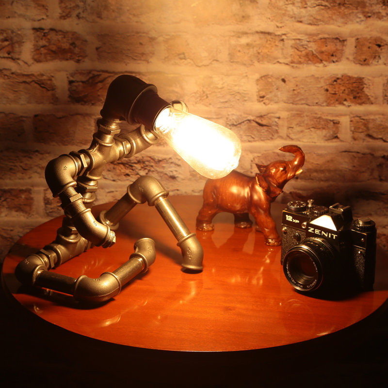 Lampe de table noire 11,81 po Mccaleb