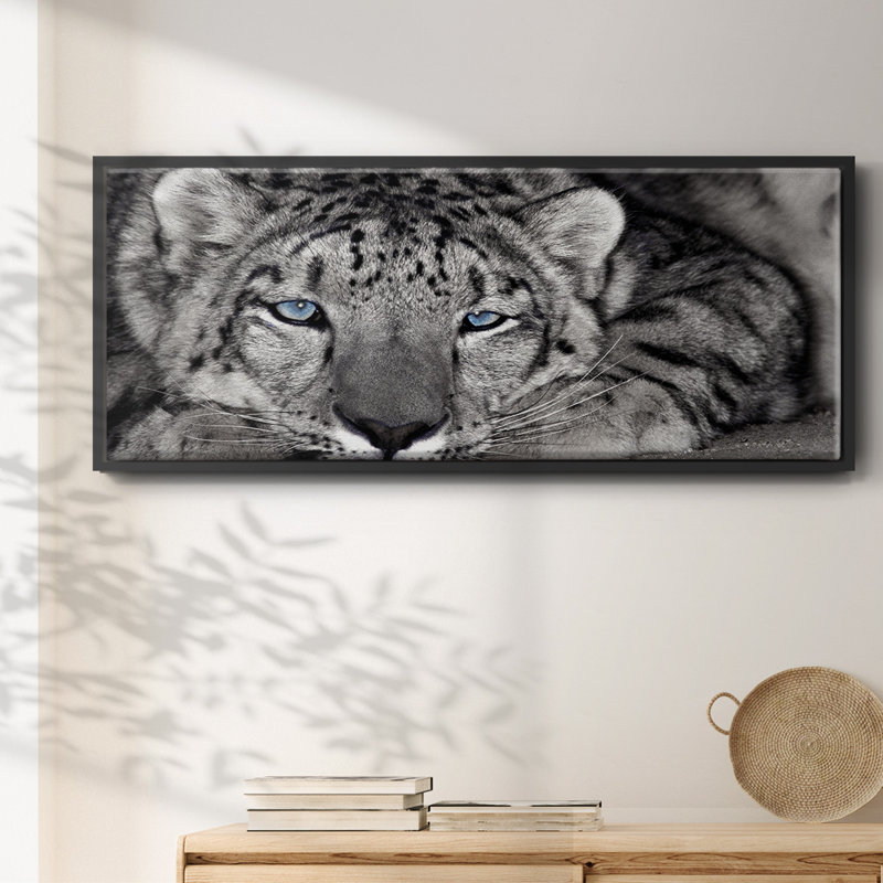 Snow Leopard Sanctuary- Framed Canvas