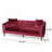 3-SEATER SOFA ( WINE RED)