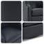Fauteuil demi-tonneau pivotant en cuir Emmett Premium-523121731