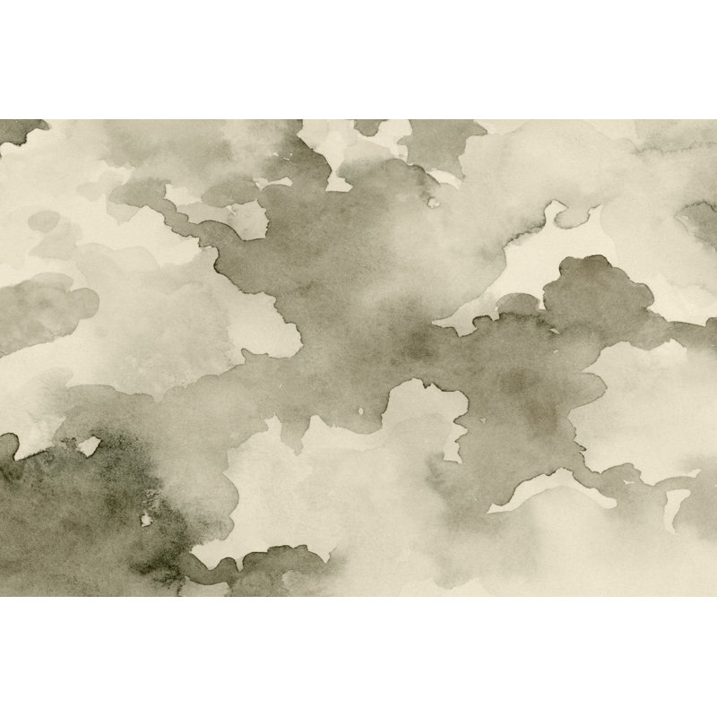 Antique Sky IV 1 Piece Painting on Canvas, 81 cm H x 122 cm W, Black Floater Framed