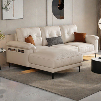 Modern simple light luxury straight row sofa