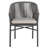 Outdoor Stacking Dining Armchair with Cushions