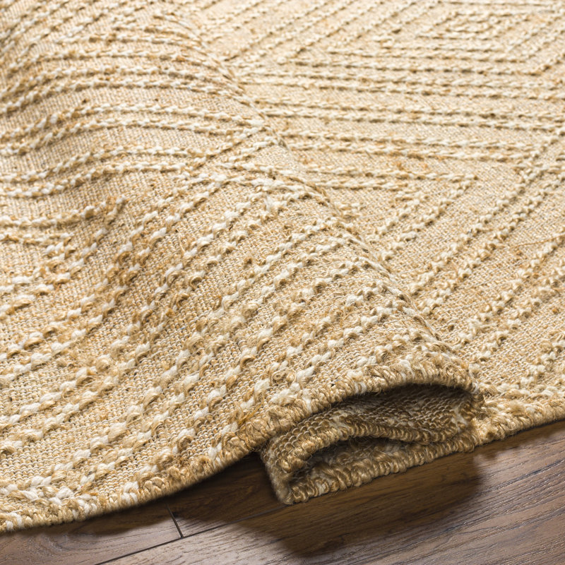 Tapis kaki à motif géométrique Sal, Rectangle 5 pi x 7 pi 6 po