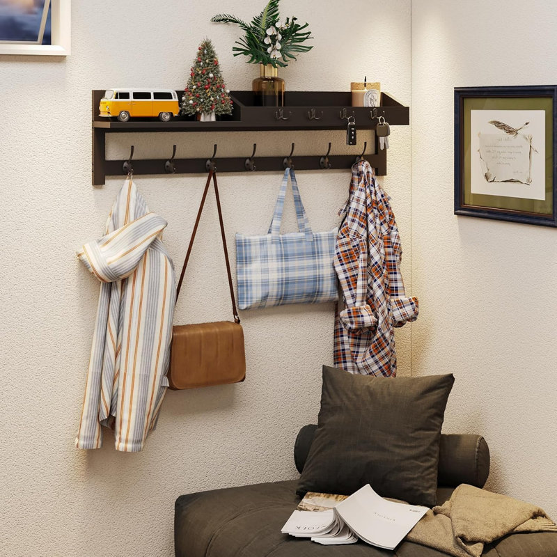 Freestanding Coat Rack, Black