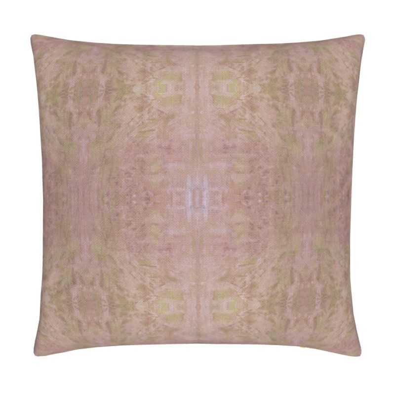 The Gardens Pillow Cover & Insert, 22"H x 22"W, Zinnia Abstract, Square