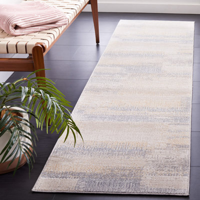 Tapis lavable Isebelle en gris / beige 216