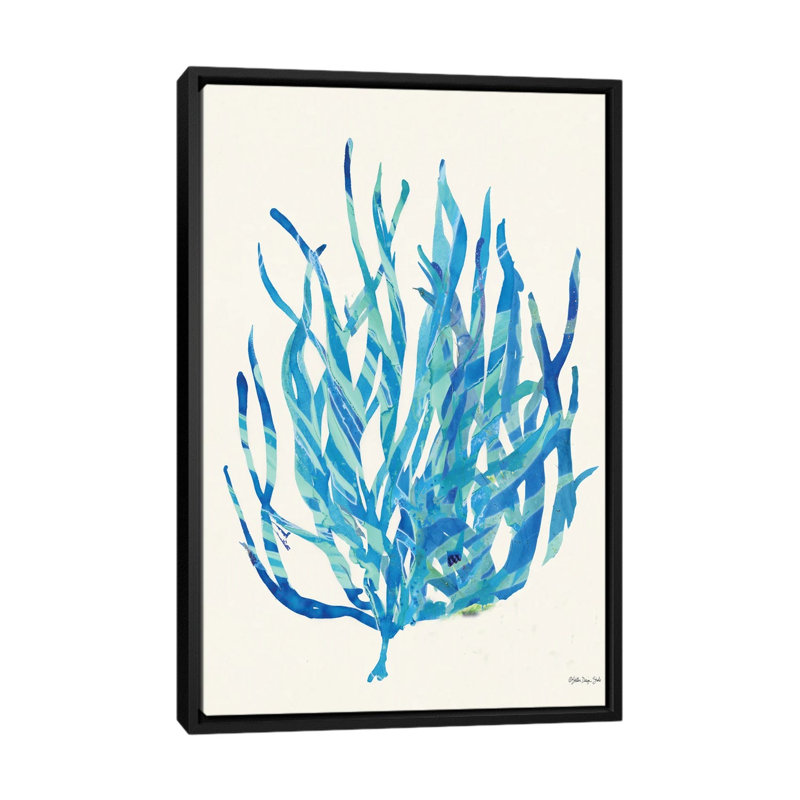 Coral Medley I by Stellar Design Studio - Painting on Canvas, Black Floater Frame, 66.04 cm H x 45.72 cm W