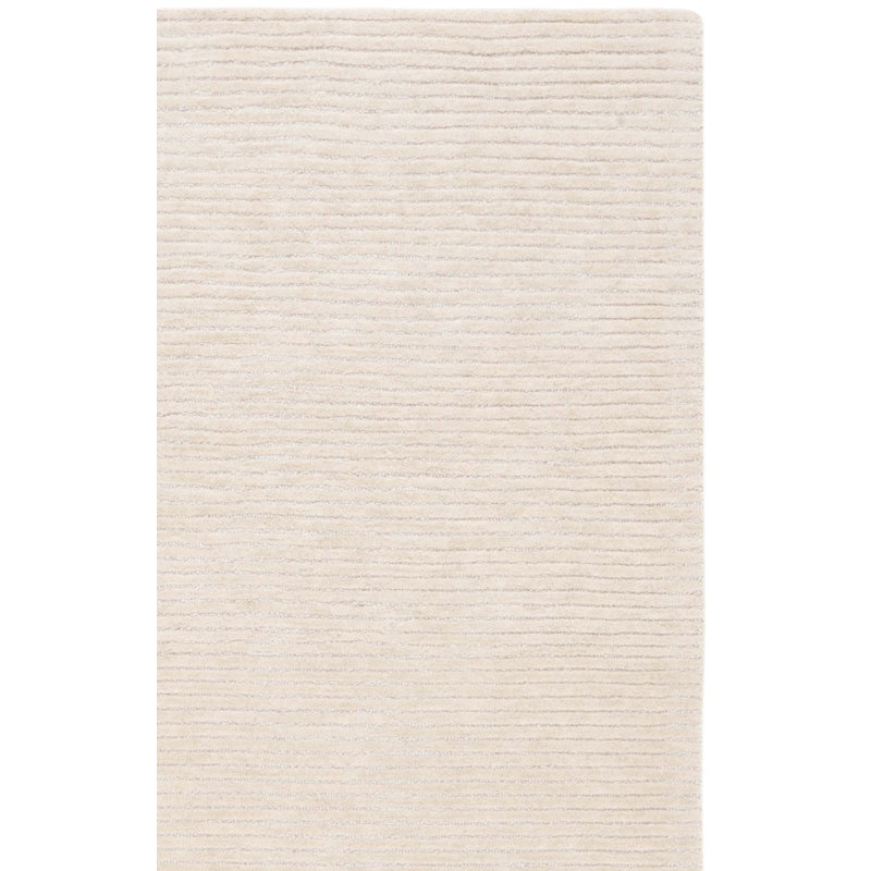 Tapis ivoire touffeté à la main Tadas, Rectangulaire 8 pi x 10 pi