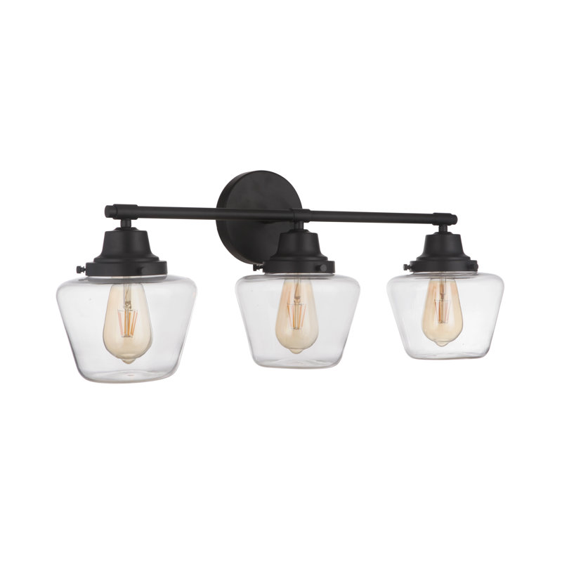 Akiba 3 - Light Dimmable Vanity Light, Flat Black