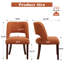 Chaise d'appoint rembourrée en bois massif-877271129