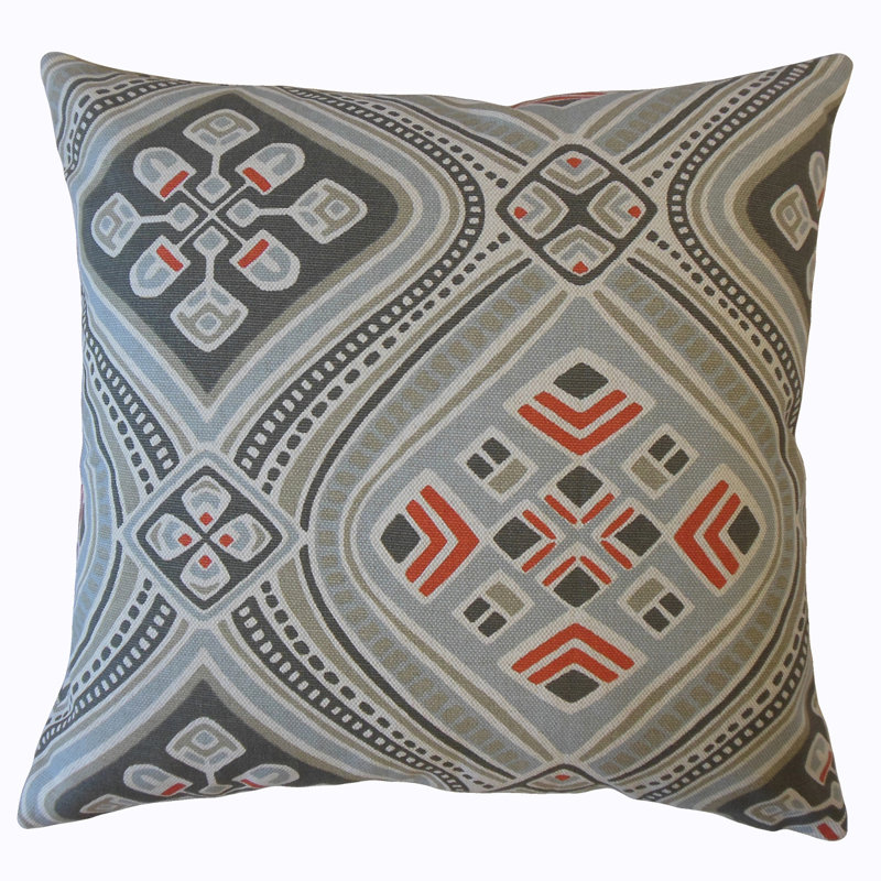 Coussin Yaxha, 20 po x 20 po, Reflet