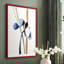 Série FLORAL Dxxv - reproduction encadrée de qualité supérieure - prête à être accrochée - aucun clou requis-621810349-621810322