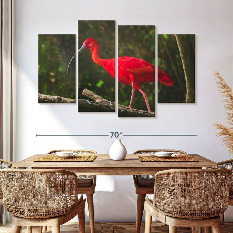 Oiseau rouge Brampt