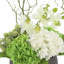 Organic Modern Arrangement with Orchids and Hydrangeas-988757372