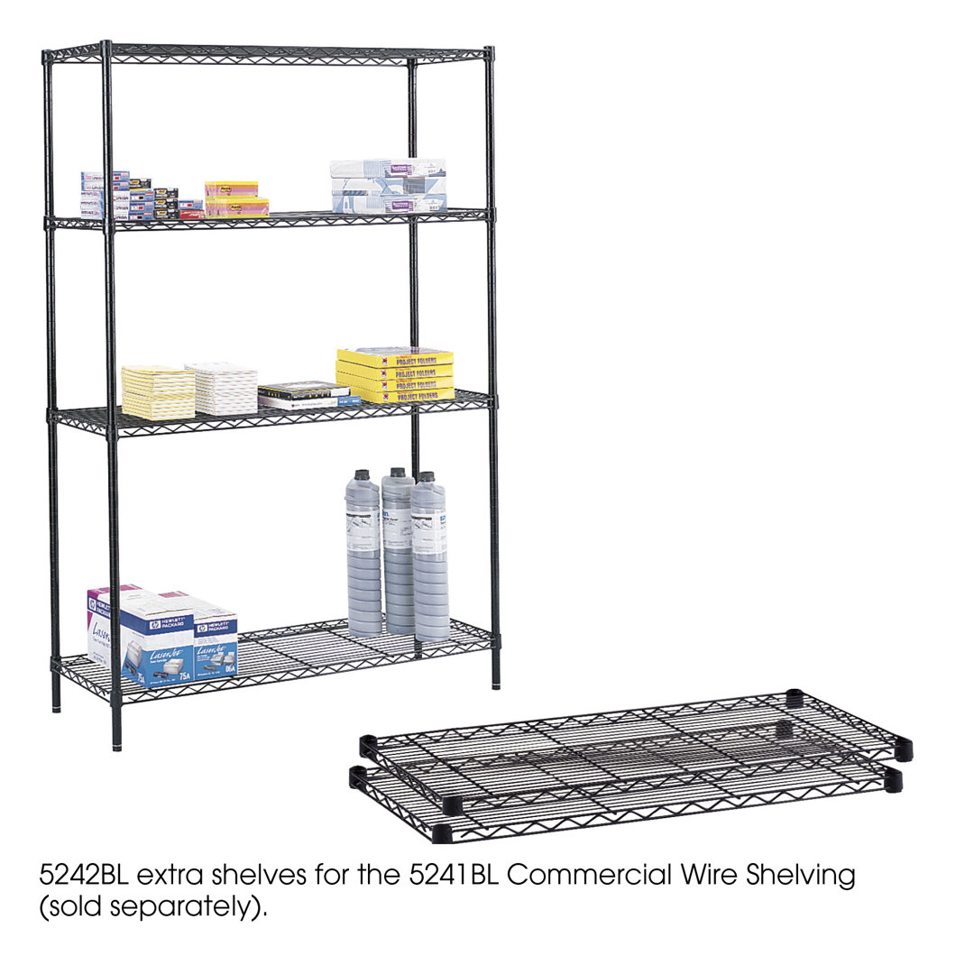 Extra Shelf Pack, 48 x 18" for Commercial Rack (Set of 2) Safco Products Company