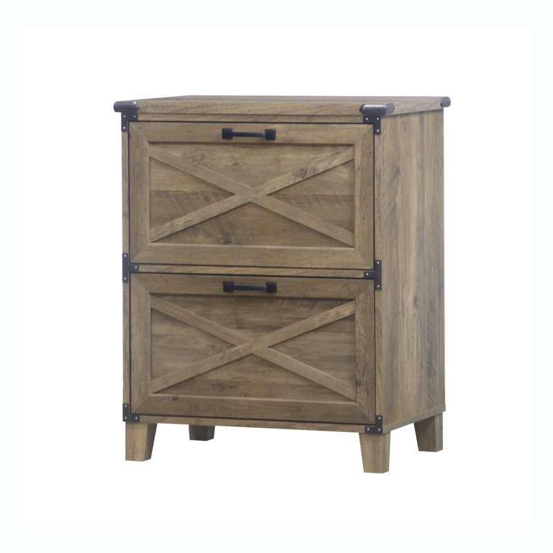 Cobden 23.7" W 2-Drawer Lateral File Cabinet