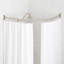 Neo-Angle Brass Shower Rod with Ceiling Support-68509629