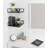 Easton 2 Piece Square Metal Accent shelf
