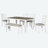 Rustic Style 6-Piece Dining Room Table Set-95031957-92173437