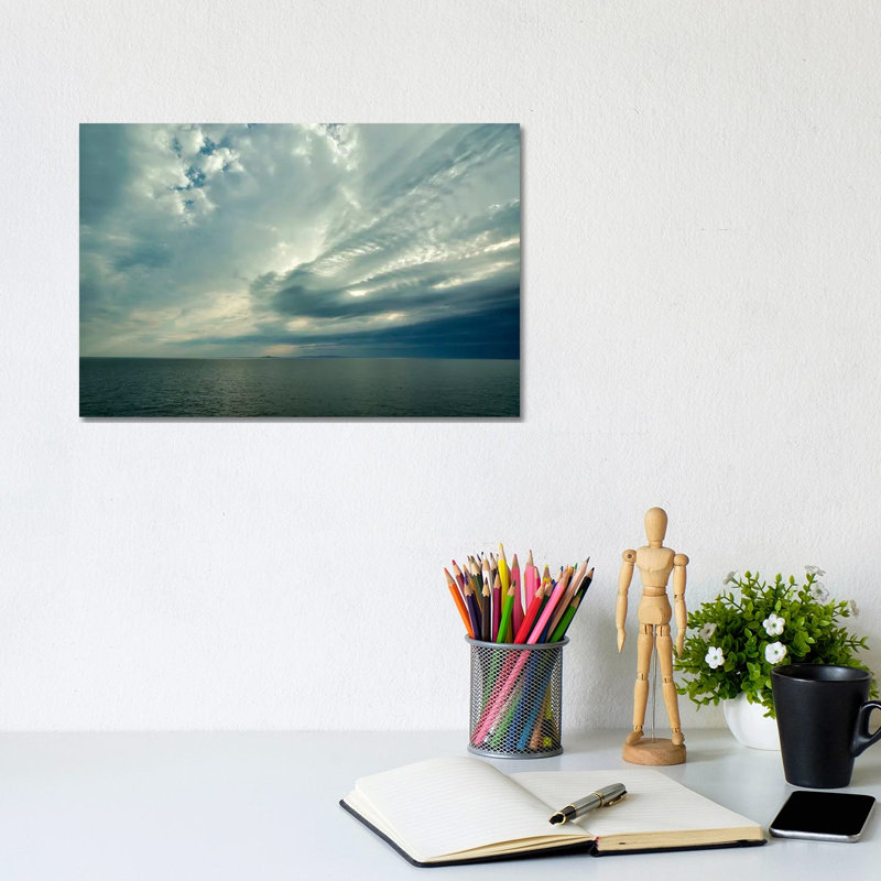 Canada, Quebec, Iles-De-La-Madeleine. Open Sea, View Of Ile D'Entree by Michele Molinari - Wrapped Canvas Print