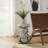 19"H Multi-Functional MGO Frog And Lotus Faux Concrete Garden Stool Or Planter Stand Or Accent Table