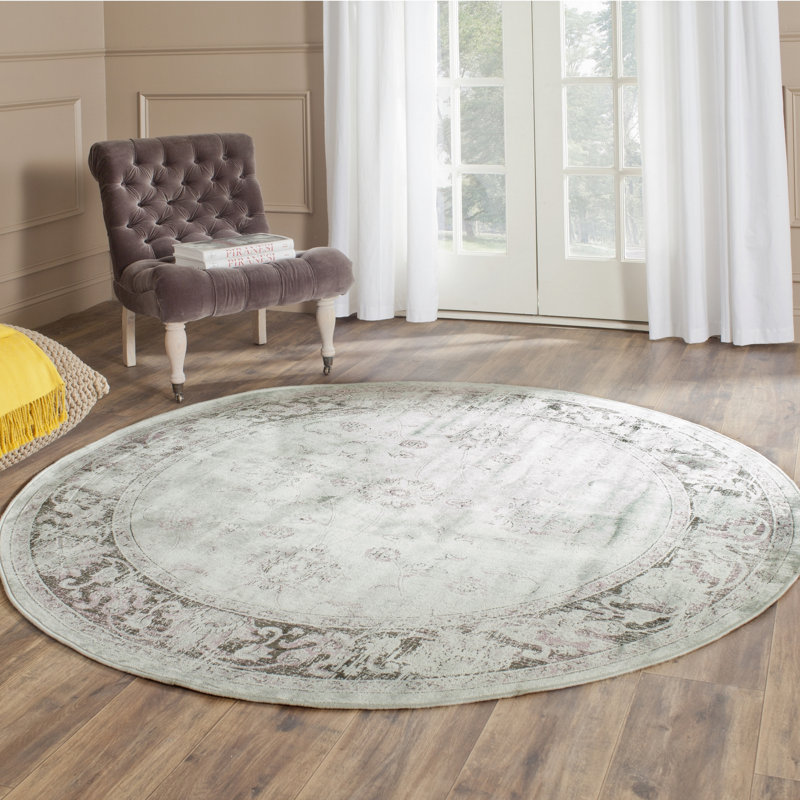 Tapis oriental performance rétro, Rond 6 pi