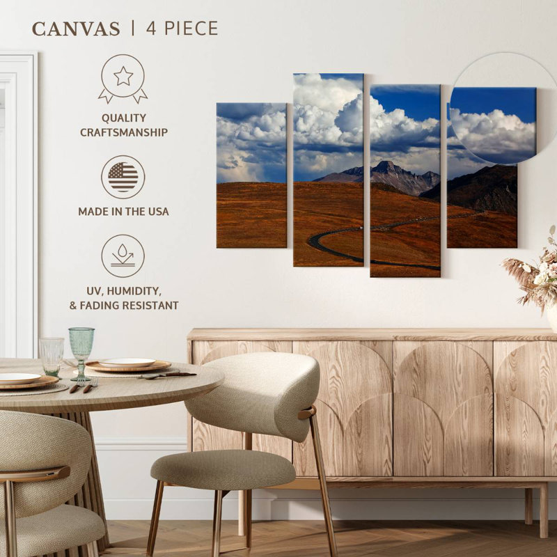 Rocky Mountain Milner Pass, 48" H x 75" W