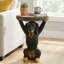 Tabouret de table d'appoint à piédestal 22,17 po H Black Dog