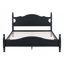 Cadre de lit plateforme en bois, lit plateforme de style rétro