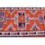 Tapis de couloir turc exquis de style rétro Herki dans les couloirs - Laine avec une teinte orange vibrante rehaussant le charme oriental