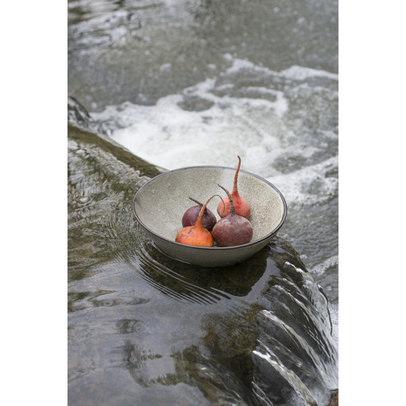 Fortessa Ston Stoneware, 7.5" Bowl (Set of 4), Twilight, Mist