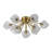 Toie Glass Semi Flush Mount