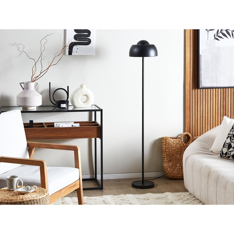 Aakanksha 148cm Traditional Floor Lamp, Black, Black