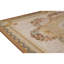 Hand Knotted Wool Area Rug in Ivory