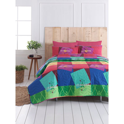 Cotton Blend Patchwork Bedding