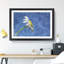 White Daisy Flower Painting - Picture Frame Graphic Art-62765336-62765341