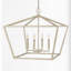 Luminaire suspendu géométrique à 4 lumières-970902666