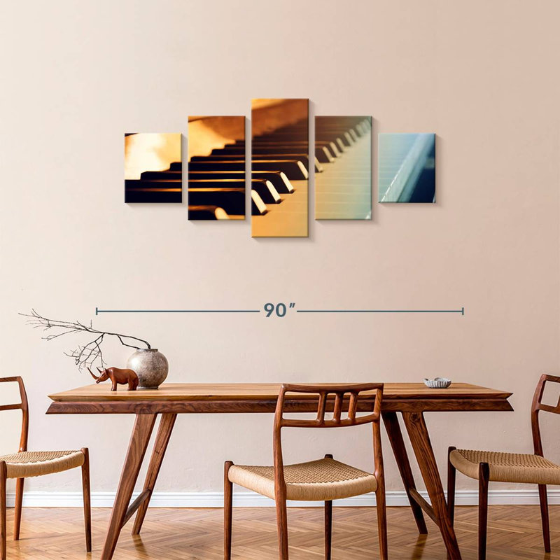 Morning Piano, 34" H x 74" W
