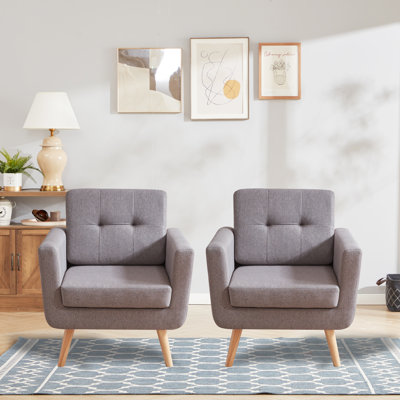 Fauteuil capitonné de 30 po de largeur Jadier