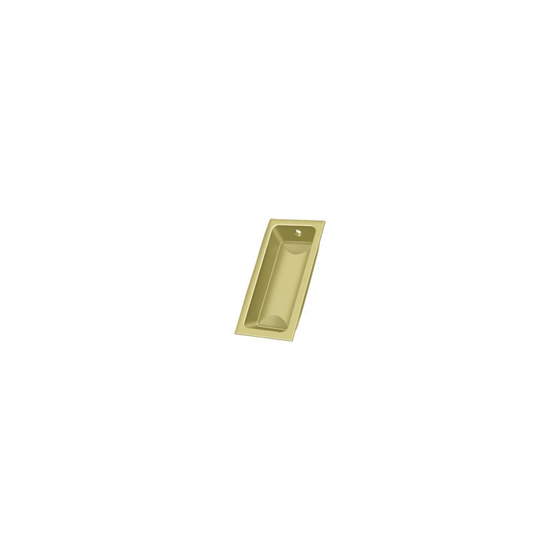 Flush Cup / Bin Pull, Polished Brass