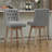 Terron 360° Swivel Upholstered Bar Stools with Wood Legs-1964713168-1989064705