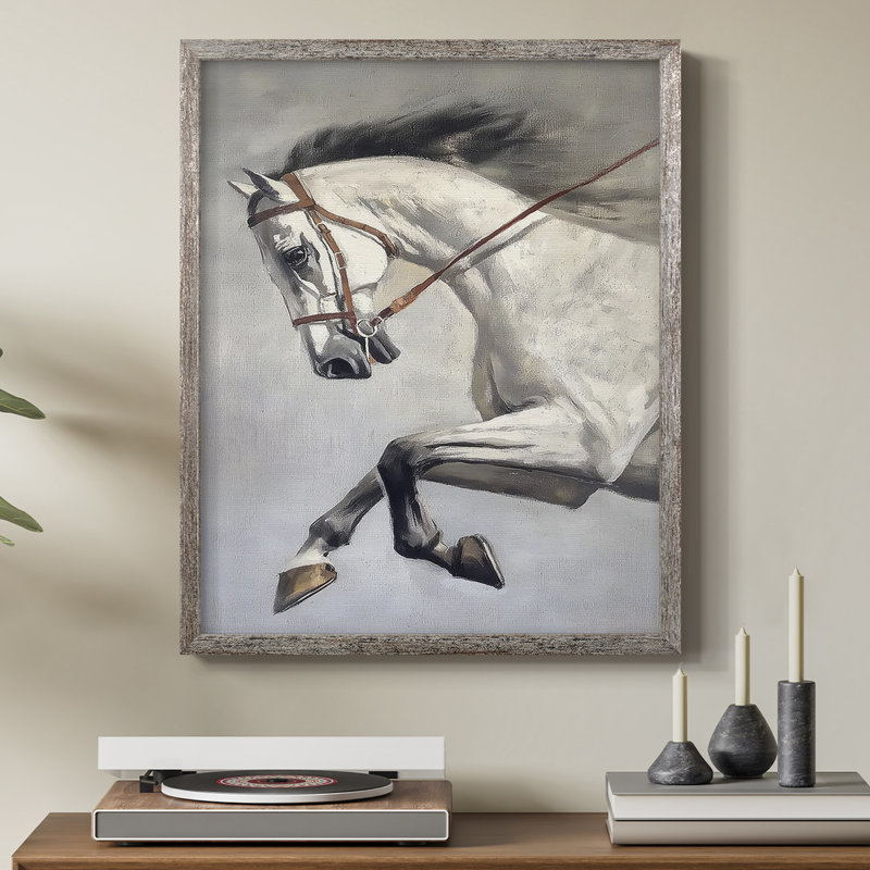 ANIMALS Series CCCCXXII, reproduction encadrée - bois massif, H 11 po x l 9 po