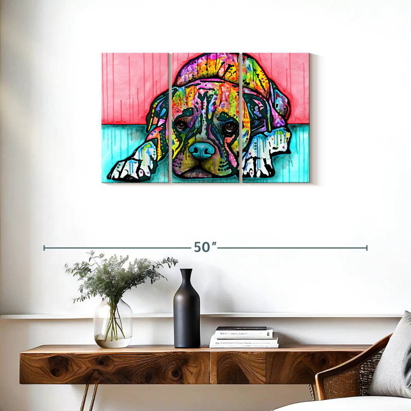 Boxer allongé Brampt, H 20 po x l 33 po