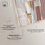 Ensemble d'art mural Boho Beige à rayures dorées par Art Remedy, cadre blond, 24 x 36-99616257-99616284